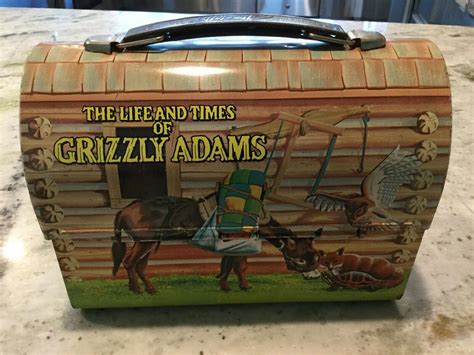 grizzly adams metal lunch box|The Life and Times of Grizzly Adams Lunch Box.